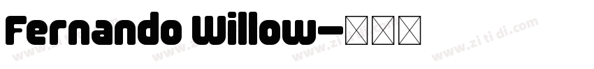 Fernando Willow字体转换